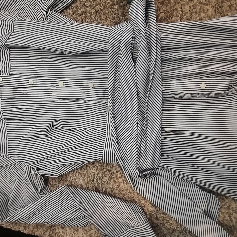 Long sleeve J. Crew shirt dress